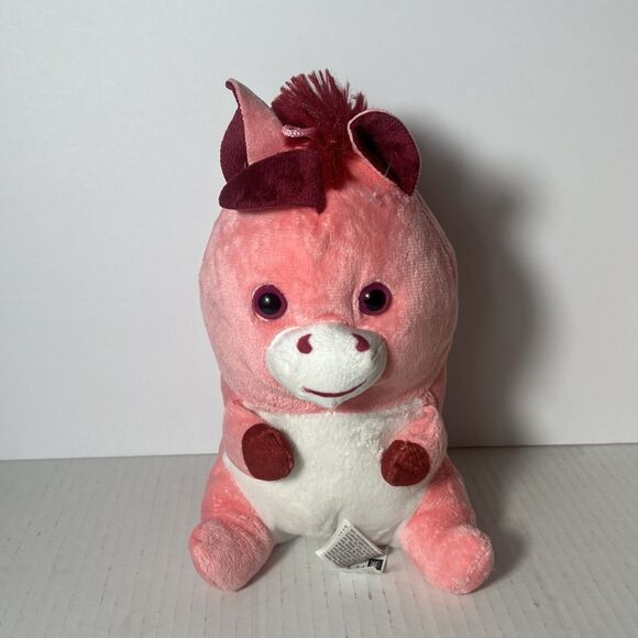 Unicorn stuffed animal Pink plush 9” - Picture 1 of 8